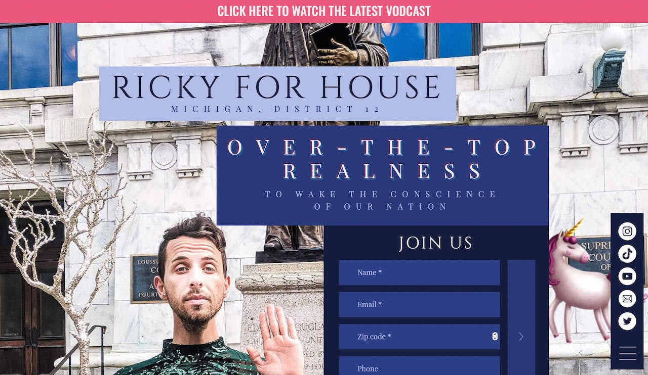 portfolio screenshot of rickyforhouse.com